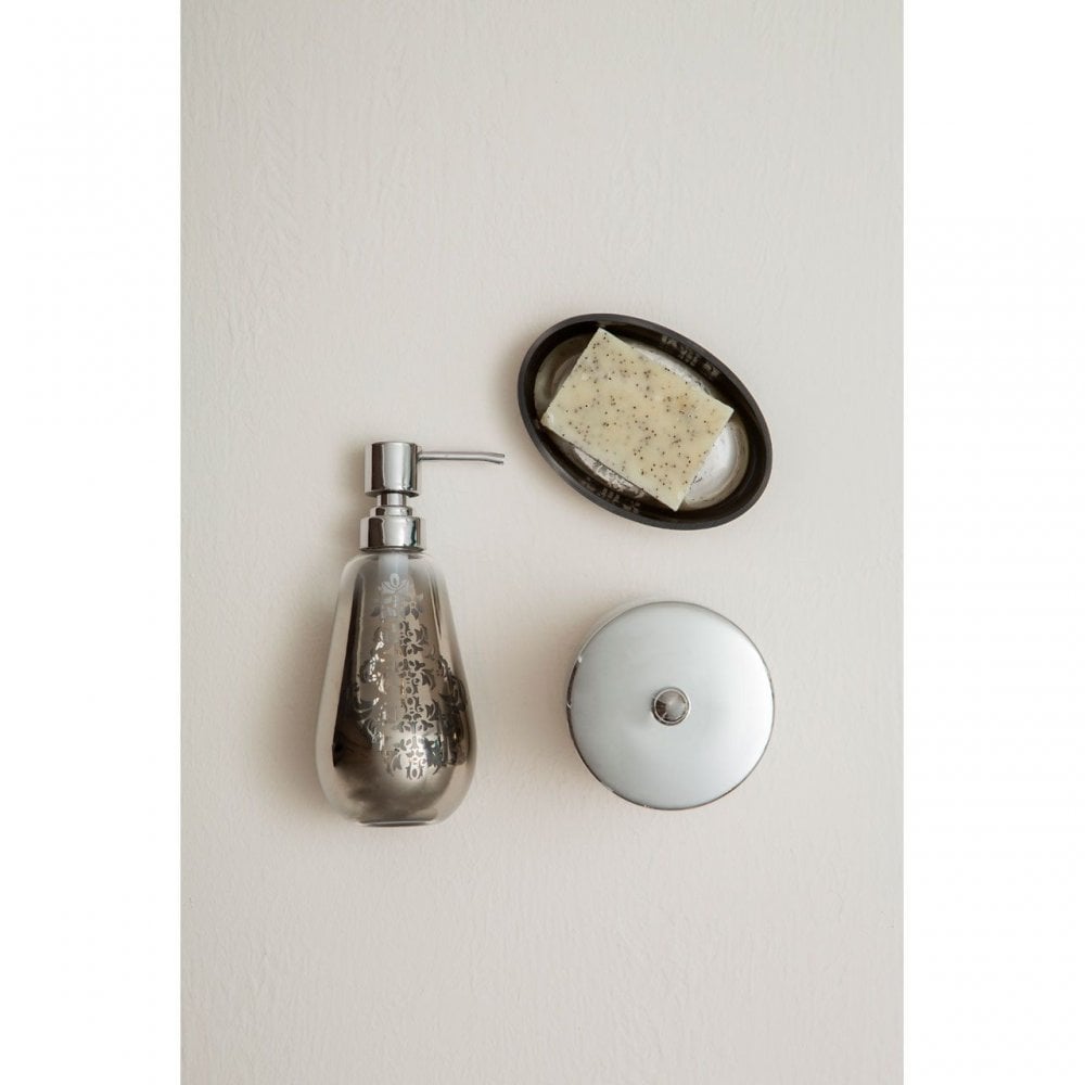 Elissa Silver Soap Dispenser - 395Ml