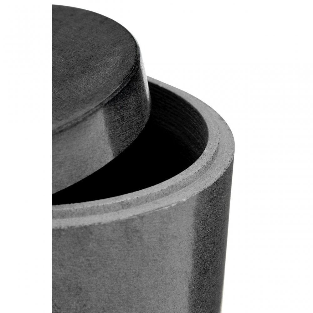 Dark Grey Cotton Jar