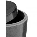 Dark Grey Cotton Jar