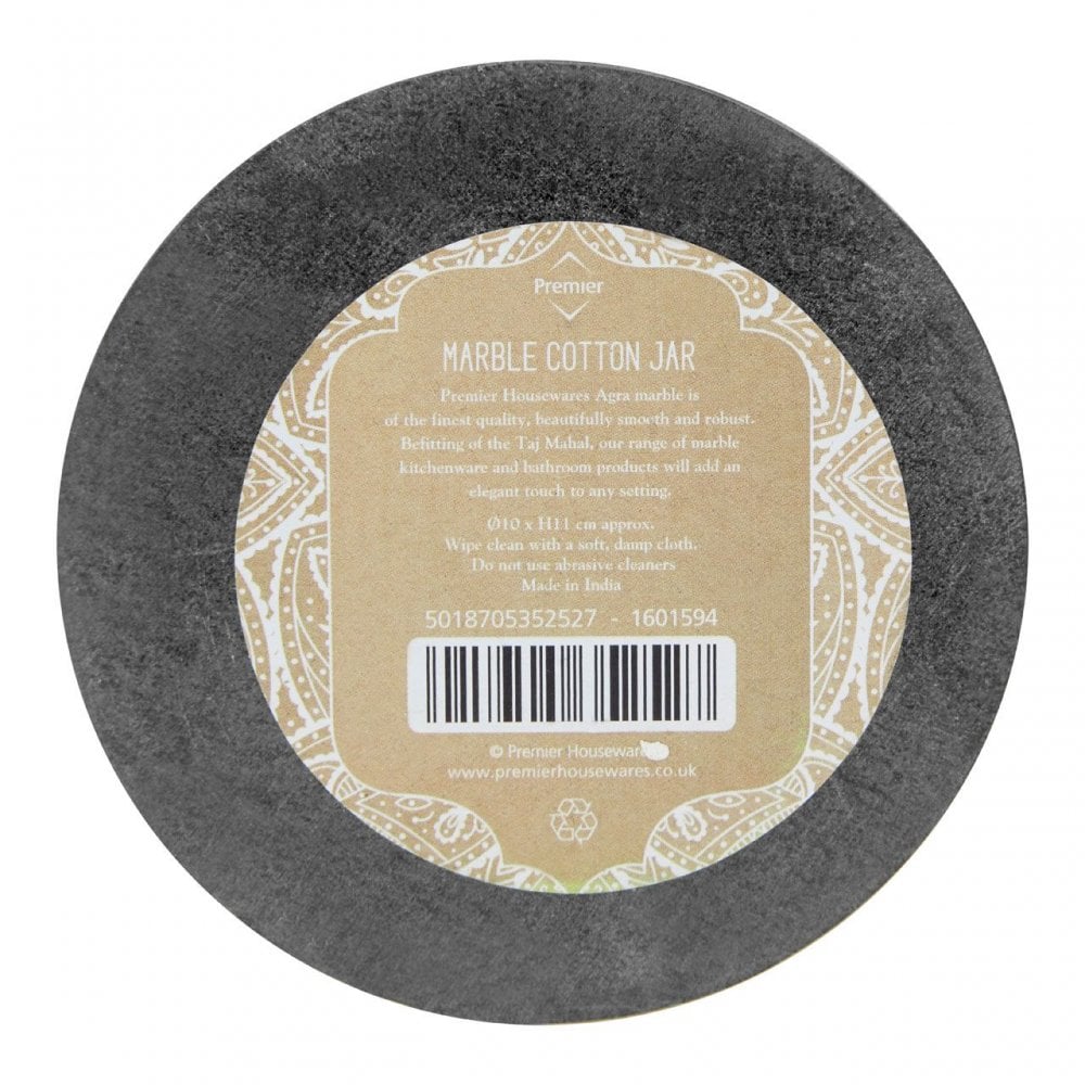 Dark Grey Cotton Jar