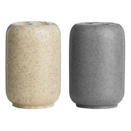 Canyon Grey Stone Toothbrush Holder
