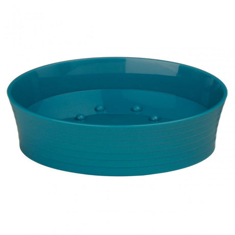 Turquoise Plastic Soap Dish