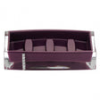 Purple Acrylic And Crystal Soap Dish