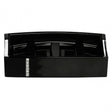 Black Acrylic And Crystal Soap Dish
