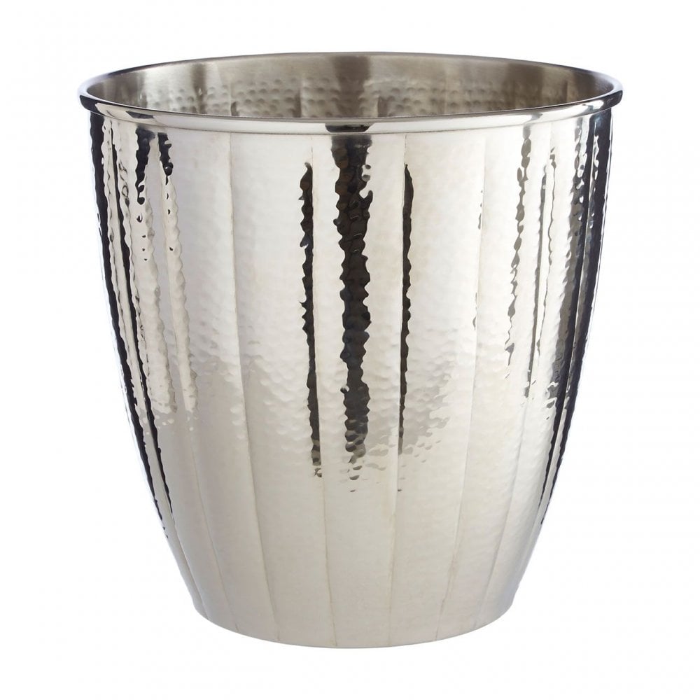 Nickel Finish Waste Bin