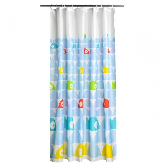 Fish Design Polyester Shower Curtain