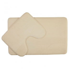 Soak White Finish Bath Mat Set