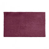 Purple Cotton Bath Mat And Pedestal Set