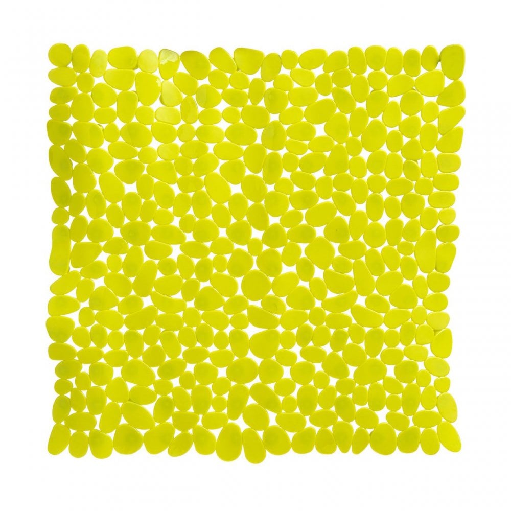 Solid Green Square Bath Mat