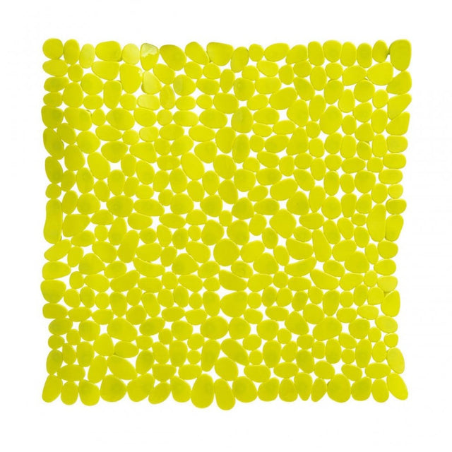 Solid Green Square Bath Mat