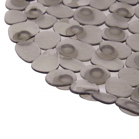 Grey Round Bath Mat