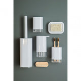 Ando White Acrylic Toilet Brush Holder