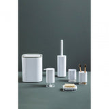 Ando White Acrylic Toilet Brush Holder
