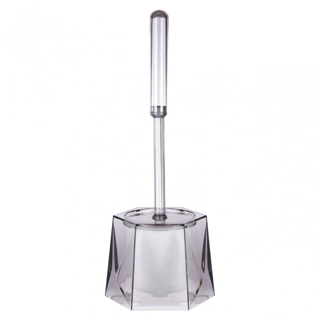Dow Grey Acrylic Toilet Brush Holder