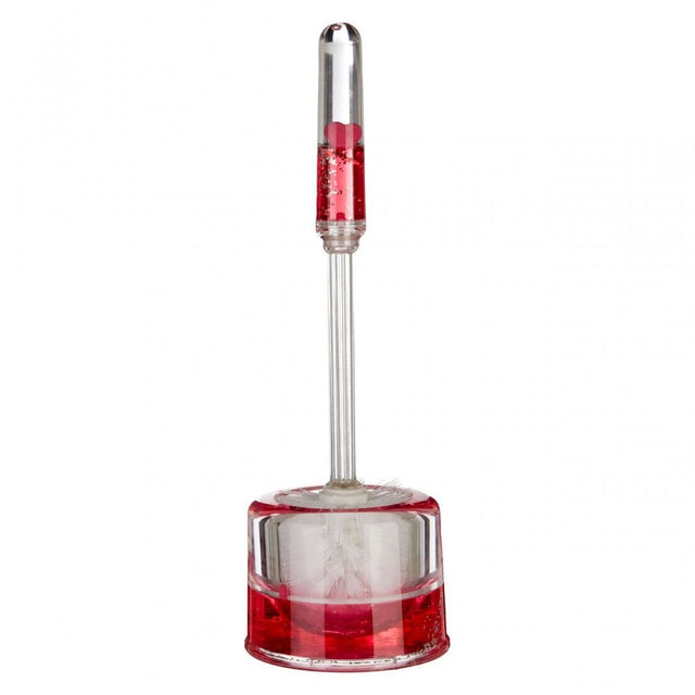 Acrylic Hearts Toilet Brush Holder