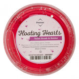 Acrylic Hearts Toilet Brush Holder