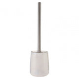 Marble And Off-White Toilet Brush