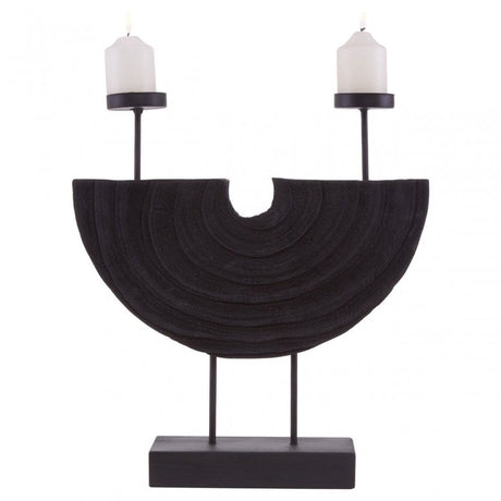 Lacuna Two Candle Holder