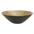 Deomali Large Black And Gold Finish Bowl