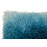 Bosie Blue Ombre Fur Cushion
