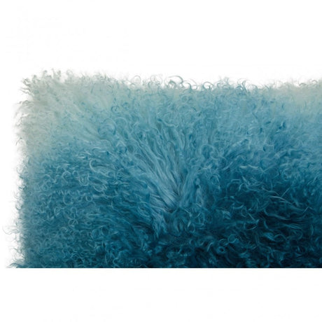 Bosie Blue Ombre Fur Cushion