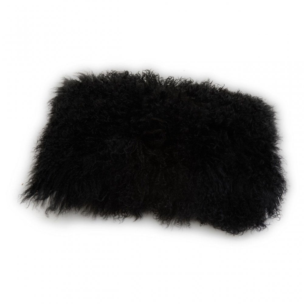 Bosie Black Fur Cushion