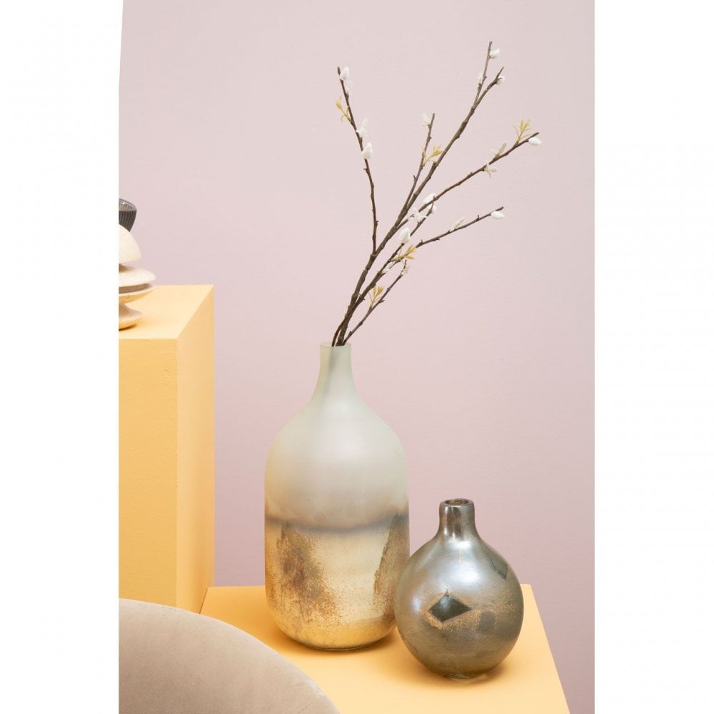 Herbie Small Metallic Bottle Vase