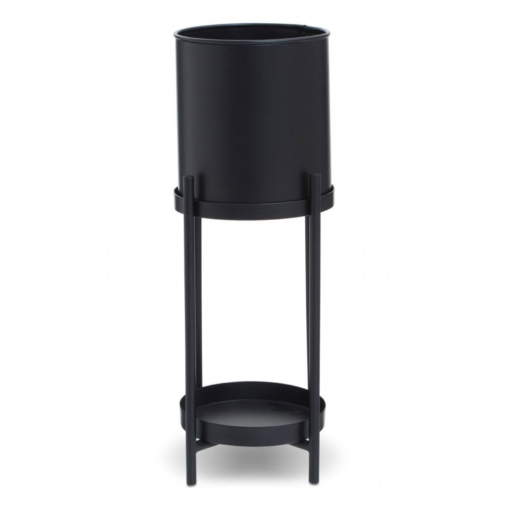 Asher Two Tier Black Plant Stand