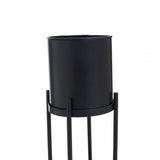 Asher Two Tier Black Plant Stand