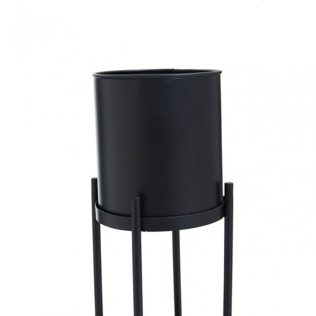 Asher Two Tier Black Plant Stand