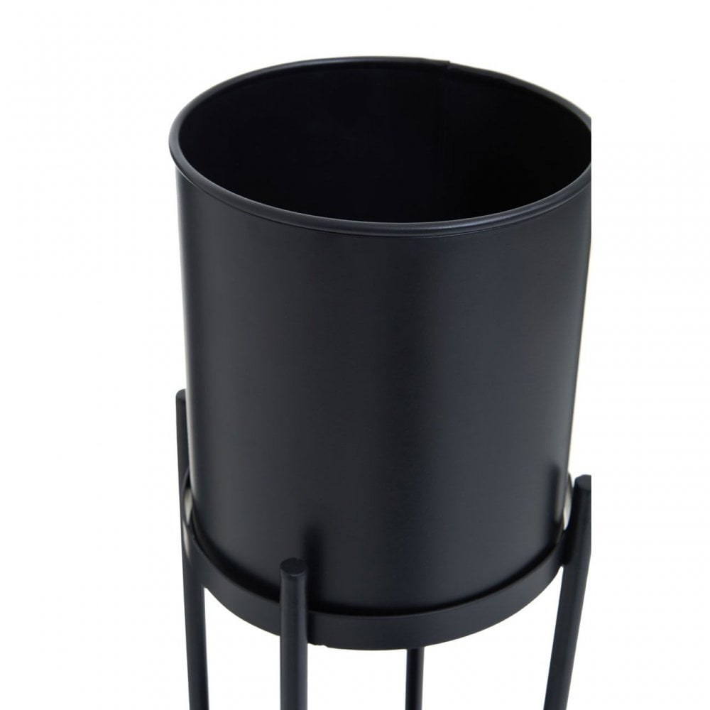 Asher Two Tier Black Plant Stand