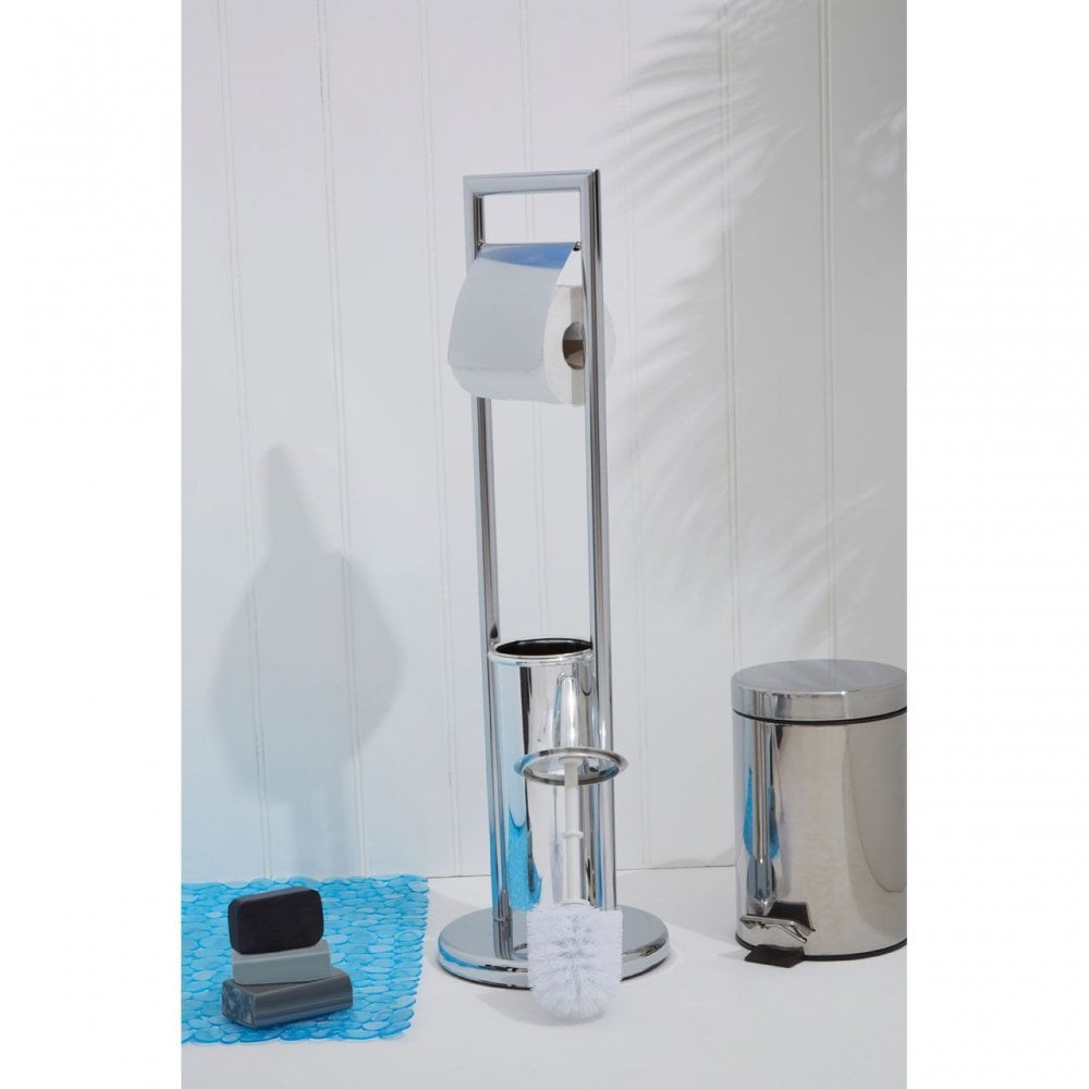 Toilet Brush And Roll Large Holder