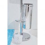 Chrome Toilet Brush And Roll Holder