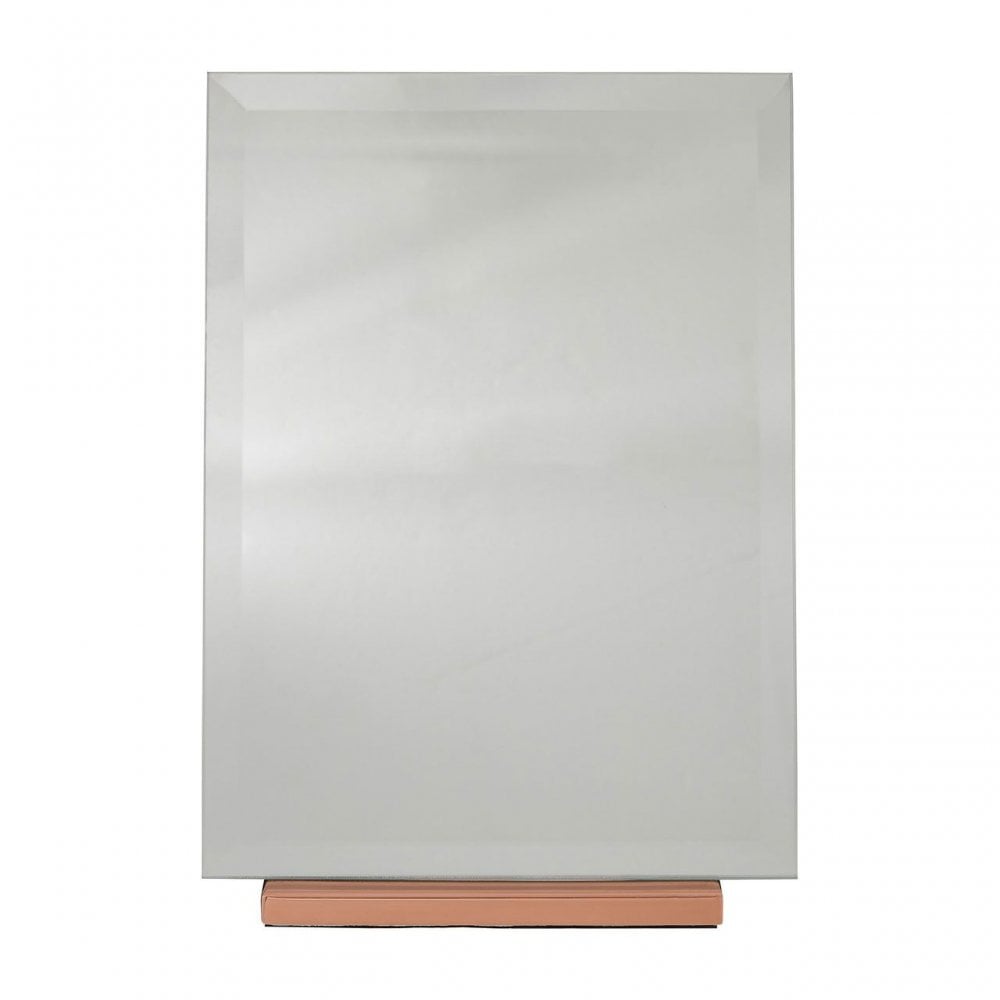 Clara Rose Gold Table Mirror