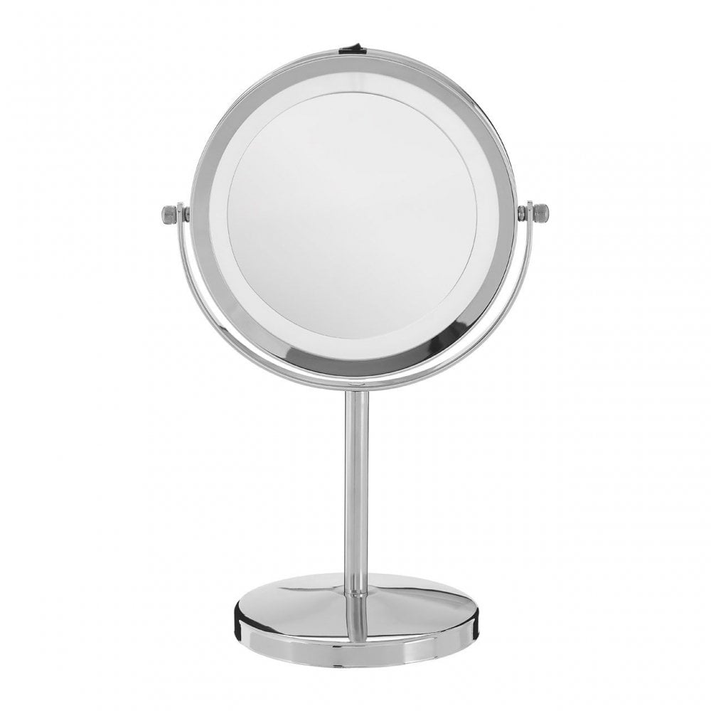 Clara Chrome Plated Led Mirror