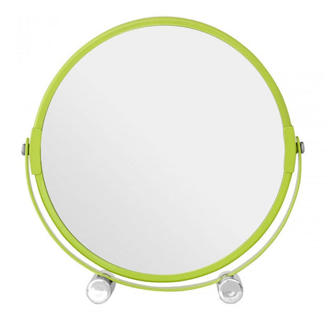 Lime Green Shaving Mirror With Feet