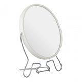 White Metal Large Shaving Mirror