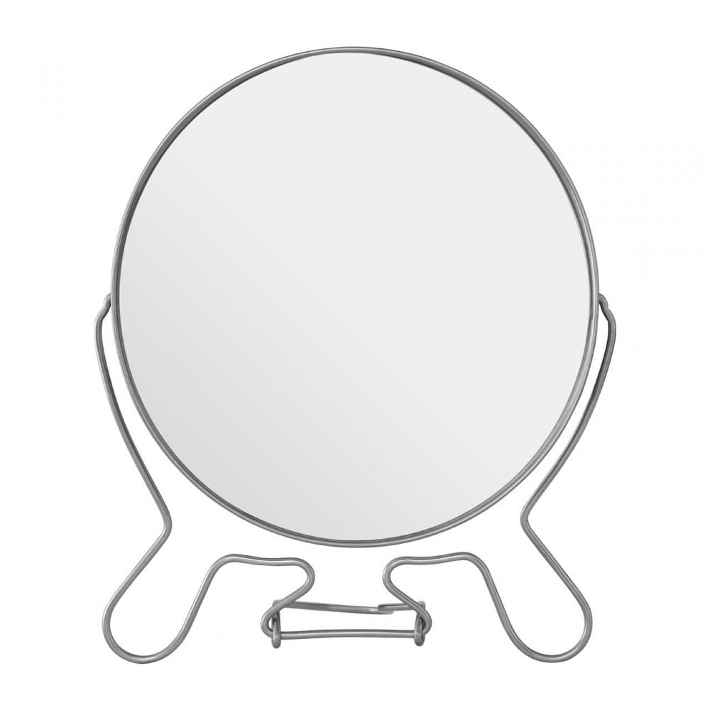 Silver Effect 2 Sided Large Shaving Mirror
