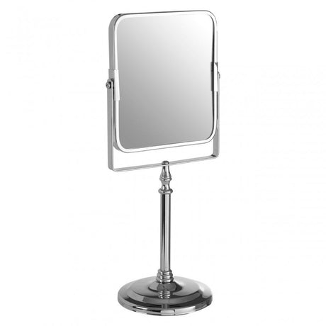 Cassini Chrome Iron Square Table Mirror