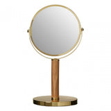 Cassini Gold Finish Iron Table Mirror