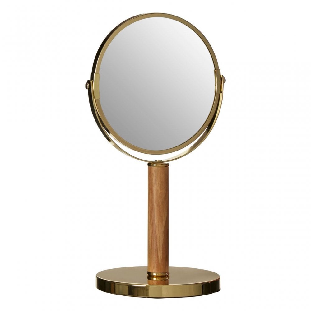 Cassini Gold Finish Iron Table Mirror