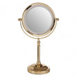 Cassini Gold Colour Iron Led Table Mirror