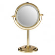 Cassini Gold Finish Iron Led Table Mirror