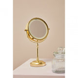 Cassini Gold Finish Iron Led Table Mirror