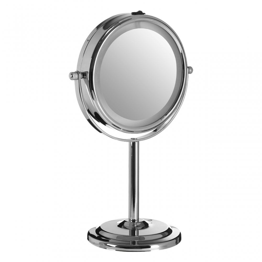 Cassini Chrome Iron Table Mirror
