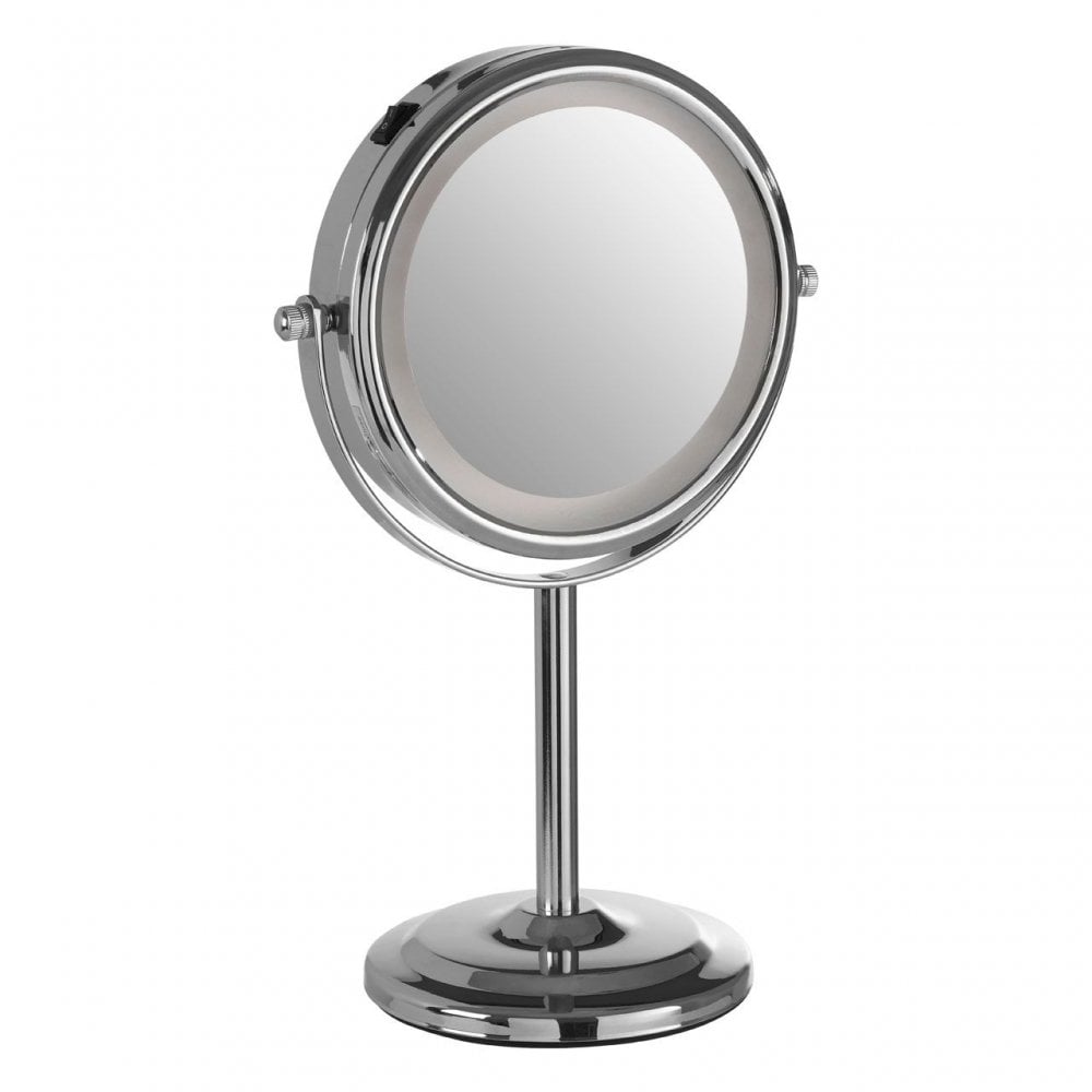 Cassini Chrome Iron Table Mirror