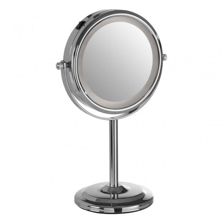 Cassini Chrome Iron Table Mirror