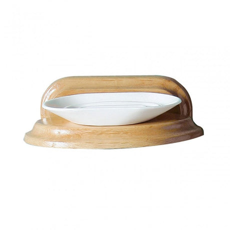 Oak Wood Soap Dish