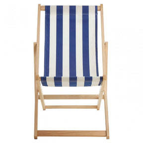 Beauport Navy / White Deck Chair