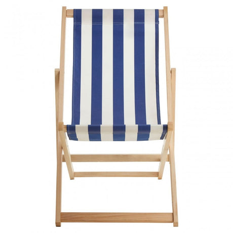 Beauport Navy / White Deck Chair